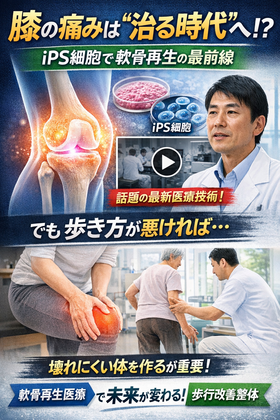 膝の痛みは“治る時代”へ？それでも改善しない人の共通点